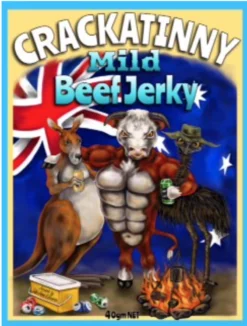 Crackatinny Beef Jerky Mild 40g