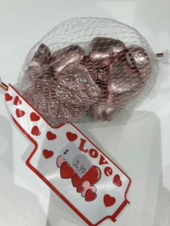 Milk Choclate Love Heart Rose Gold77g