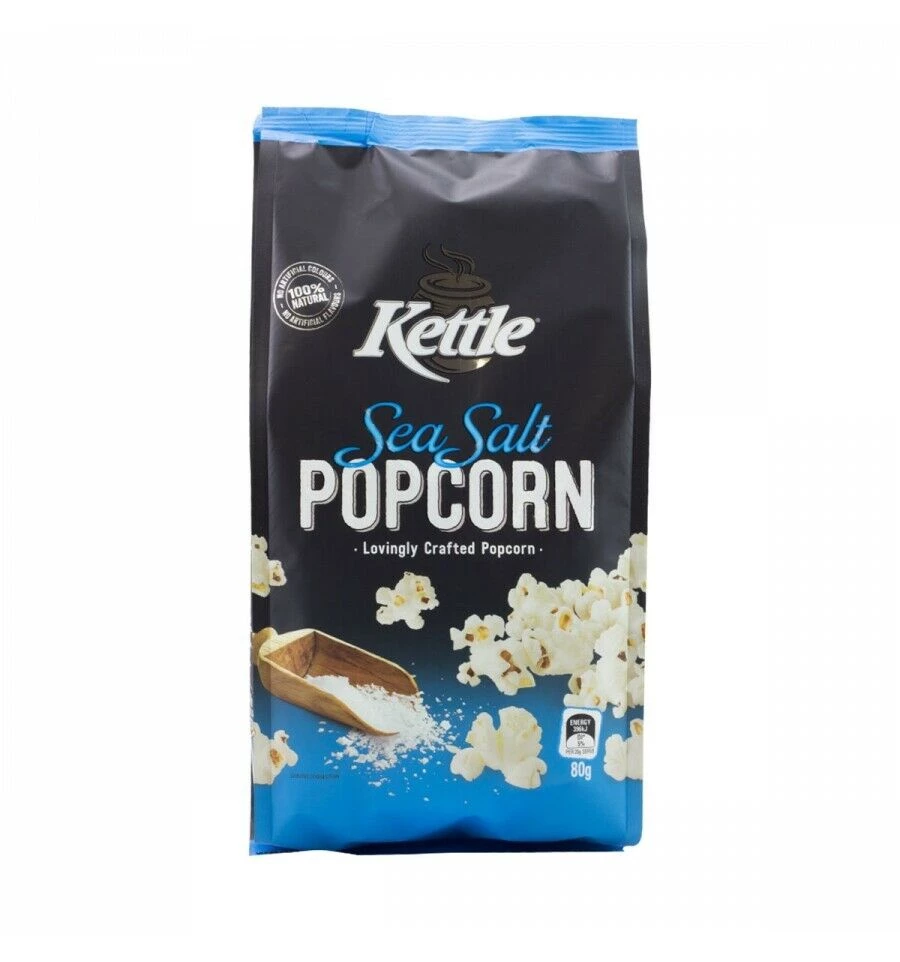 Kettle Sea Salt Popcorn 80g 1 Kettle Sea Salt Popcorn 80g