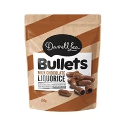 Milk Chocolate Coated Liquorice Bullets 226g