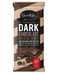 Darrell Lea Traditional Dark Chocolate 170g