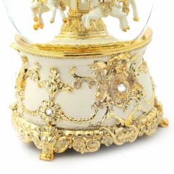 Golden Carousel Musical Water Globe -gifts sale GG 54064 EB 02 1934 xl