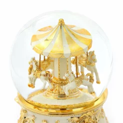 Golden Carousel Musical Water Globe -gifts sale GG 54064 EB 04 1936 xl