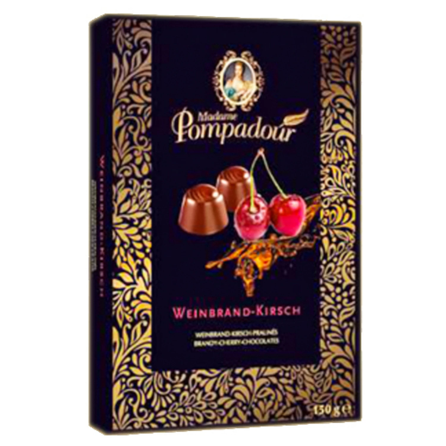 MADAME POMPADOUR BRANDY CHERRY CHOCOLATE 150g 1 MADAME POMPADOUR BRANDY CHERRY CHOCOLATE 150g