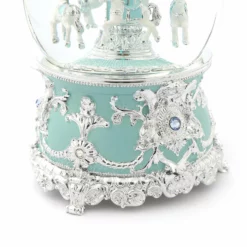 Tiffany Blue Carousel Musical Water Globe 11 Tiffany Blue Carousel Musical Water Globe -gifts sale PA1902 EB 02 2164 xl