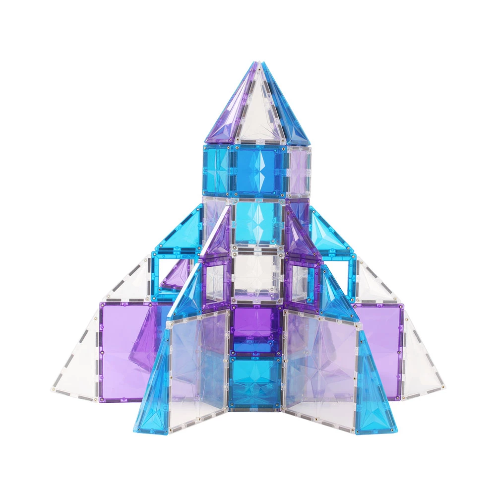 Diy Educational Mntl Magnetic Tiles Kids Star Mntl Magnetic Building Tiles Toy For Kids 2 Diy Educational Mntl Magnetic Tiles Kids Star Mntl Magnetic Building Tiles Toy For Kids - Image 2