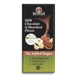 Milk Chocolate With Hazelnut Pieces 100g