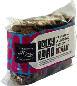 Gluten Free Rocky Road Milk Cranberry Almond Coconut 300g