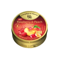 C&H RASPBERRY PEACH DROPS 175G