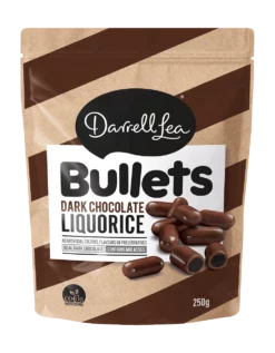 Dark Chocolate Coated Liquorice Bullets 226g